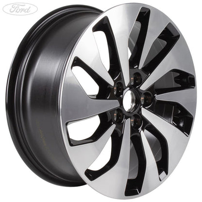 GENUINE FORD 2246331 FOCUS ALLOY WHEEL 17" 10-SPOKE DESIGN, ABSOLUT BLACK MACHINED | ML Performance UK