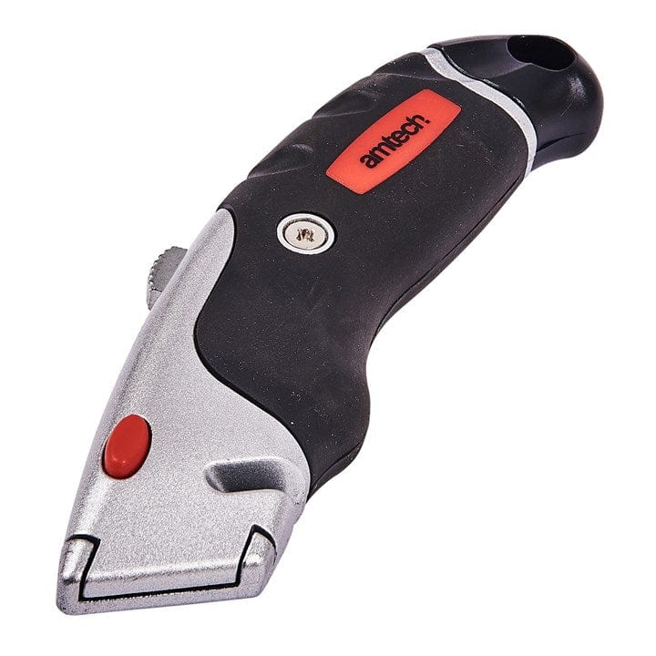 Amtech Retractable Utility Knife - Soft Grip | ML Performance DIY & Power Tools