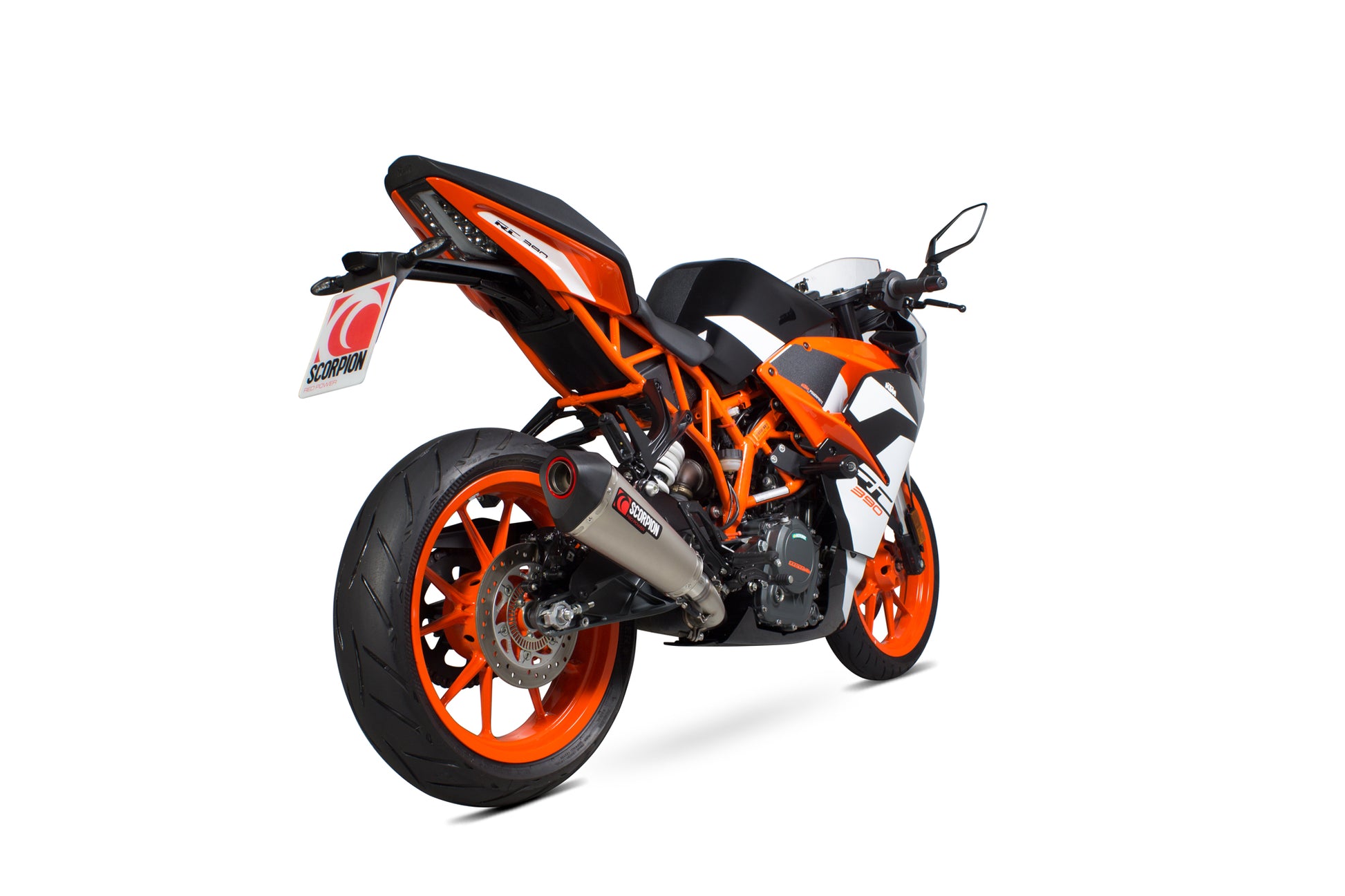 Scorpion RKT89TEO KTM RC390 Serket Taper Slip-On - Titanium Sleeve | ML Performance UK UK