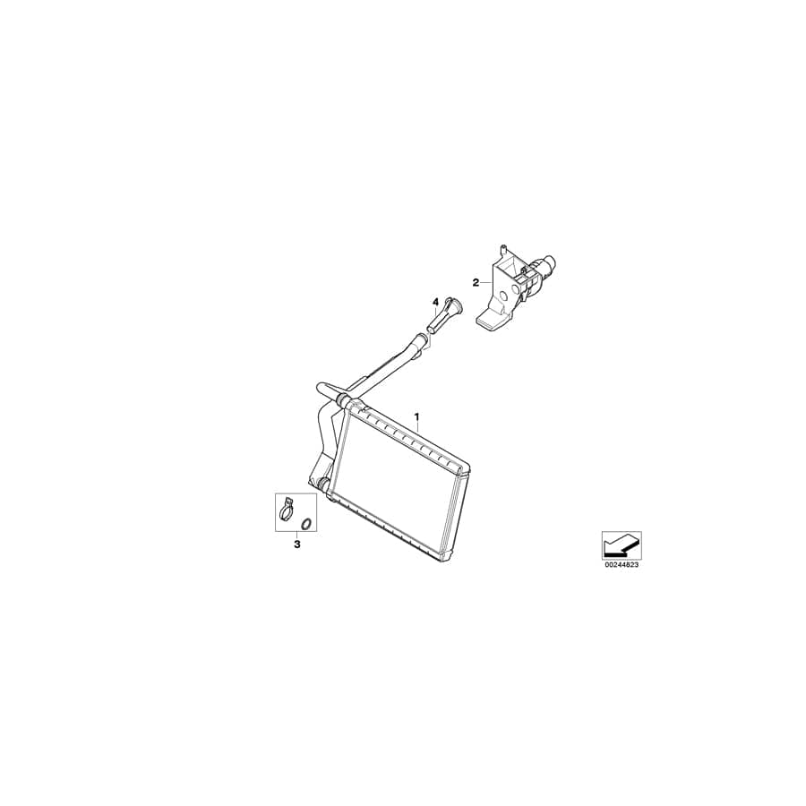 Genuine BMW 64116951394 E87 E92 E88 Grommet For Water Pipe DENSO (Inc. M3, 320si & X1 20d) | ML Performance UK Car Parts