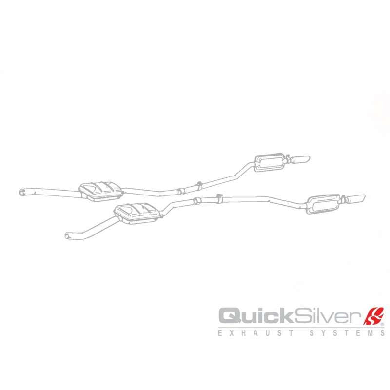 QuickSilver FT018S FIAT Dino 2.4 Coupe and Spider - Sports System - 2 Box | ML Performance UK Car Parts