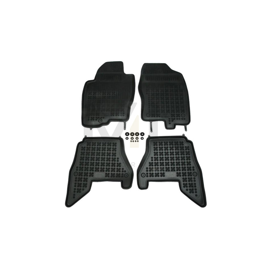 REZAW PLAST 201804 Floor mat set for NISSAN Pathfinder III (R51) Elastomer, Front and Rear, Black | ML Performance Car Parts