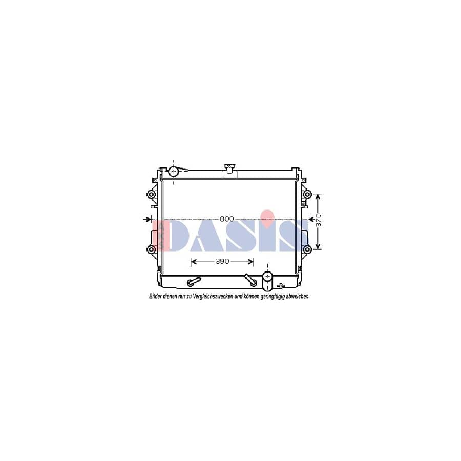 AKS Dasis 210222N Engine Radiator For Toyota Land Cruiser 200 (J200) | ML Performance UK