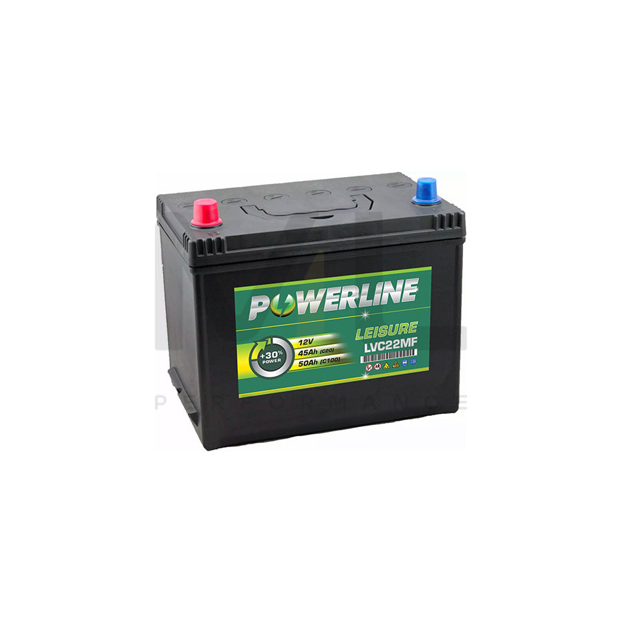 LVC22MF Powerline Leisure Battery 12V | Car Batteries UK | ML Performance Car Parts