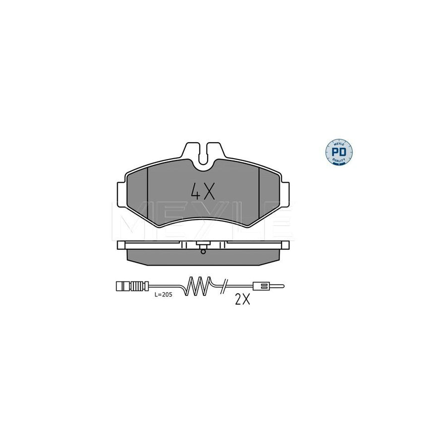 Meyle 025 230 2118/Pd Brake Pad Set