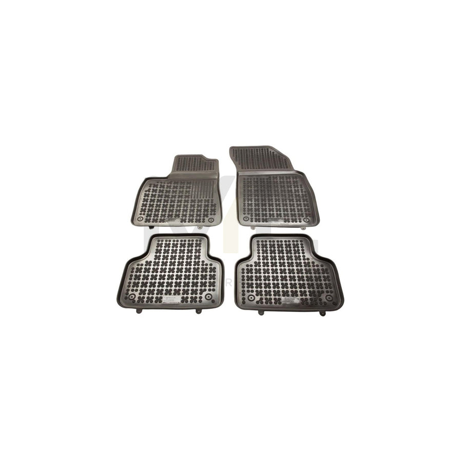 REZAW PLAST Tailored 200318 Floor mat set for AUDI Q7 (4MB) Elastomer, Front and Rear, Quantity: 4, Black | ML Performance Car Parts