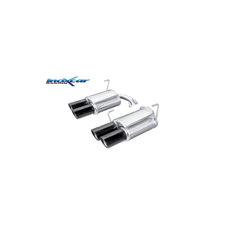 InoXcar SUIM.27.10CBLACK Subaru Impreza Rear Silencer | ML Performance UK Car Parts