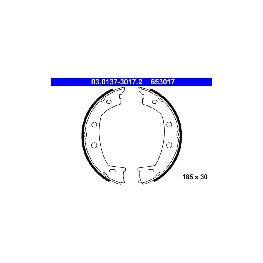 ATE 03.0137-3017.2 Handbrake Shoes For Land Rover Freelander