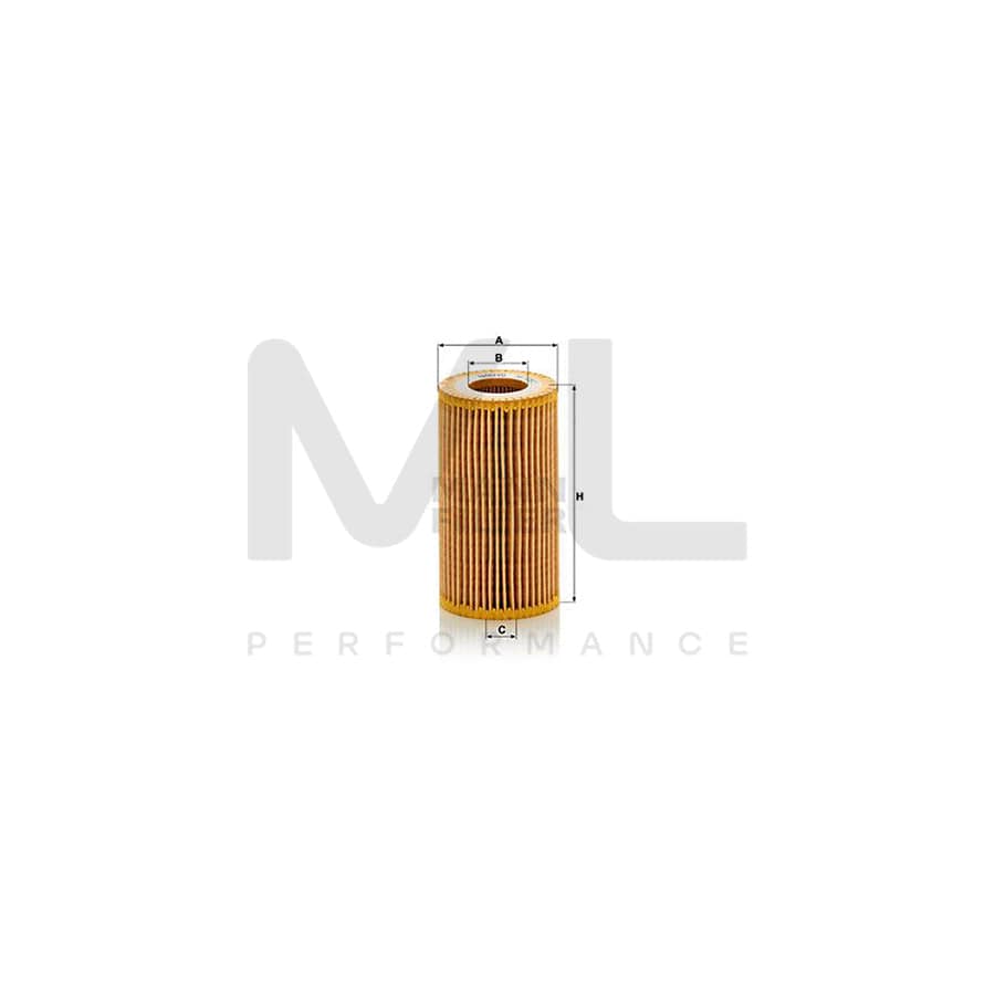 MANN-FILTER HU 718/1 y Oil Filter for CHRYSLER PT Cruiser Estate with seal, Filter Insert | ML Performance Car Parts