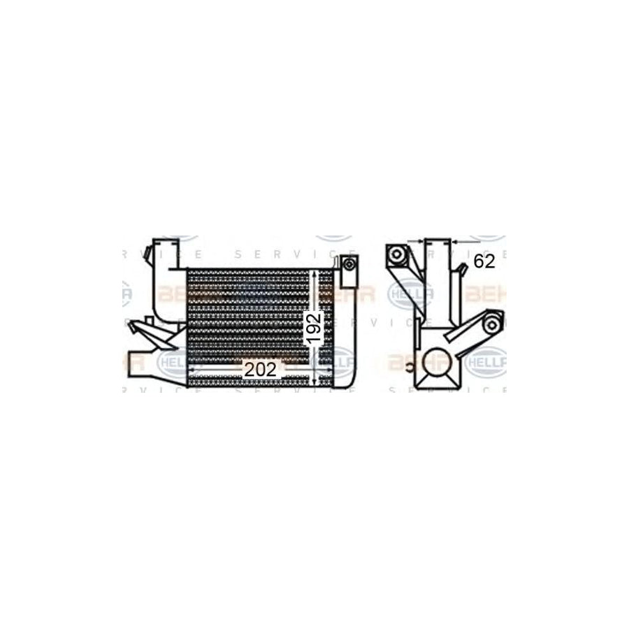 Hella 8ML 376 776-141 Intercooler