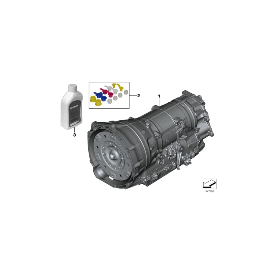 Genuine BMW 24008605536 F01 F10 F07 Exch. Automatic Transmission Eh GA8HP70X (Inc. 730dX, 535dX & 530dX) | ML Performance UK Car Parts