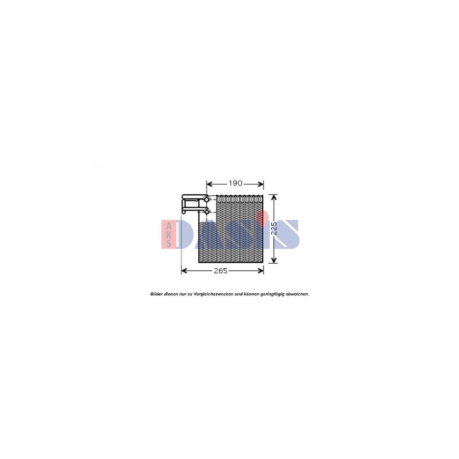 AKS Dasis 820265N Air Conditioning Evaporator For Nissan Micra | ML Performance UK