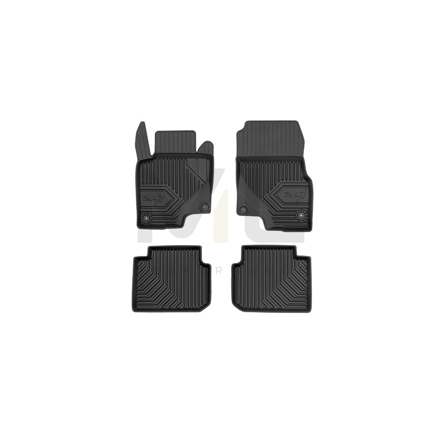 FROGUM Tailored, No.77 77426344 Floor mat set for SMART Forfour I (454) Elastomer, Front and Rear, Quantity: 4, Black | ML Performance Car Parts