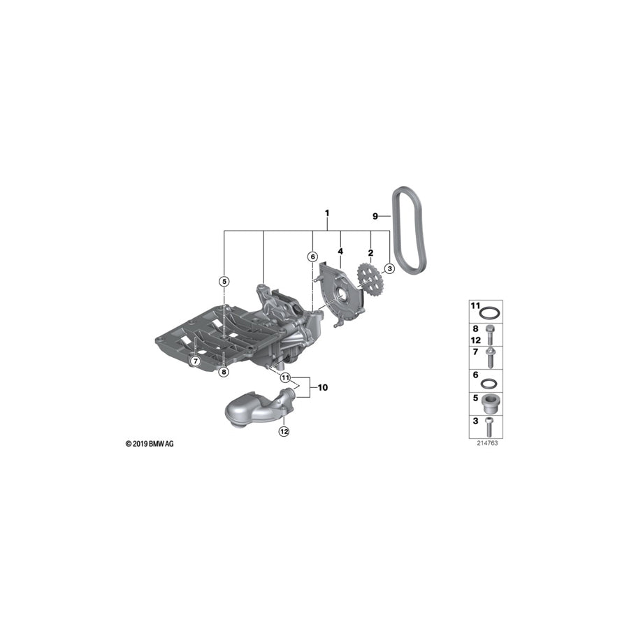 Genuine BMW 11417803076 E83 Intake Pipe With Gasket (Inc. X3 1.8d & X3 2.0d) | ML Performance UK Car Parts