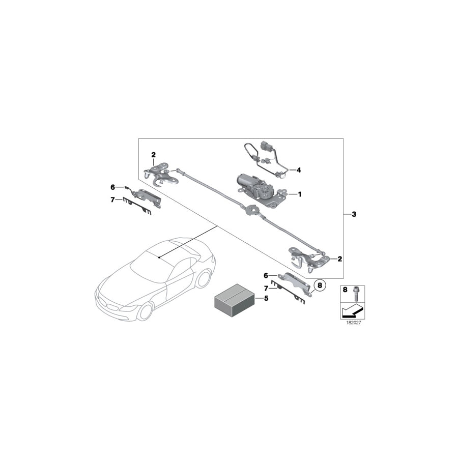 Genuine BMW 54377198595 E89 Reinforcement (Inc. Z4 18i, Z4 35i & Z4 35is) | ML Performance UK