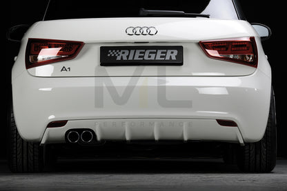 Rieger 00044107 Audi 8X A1 Rear Diffuser 1 | ML Performance UK Car Parts