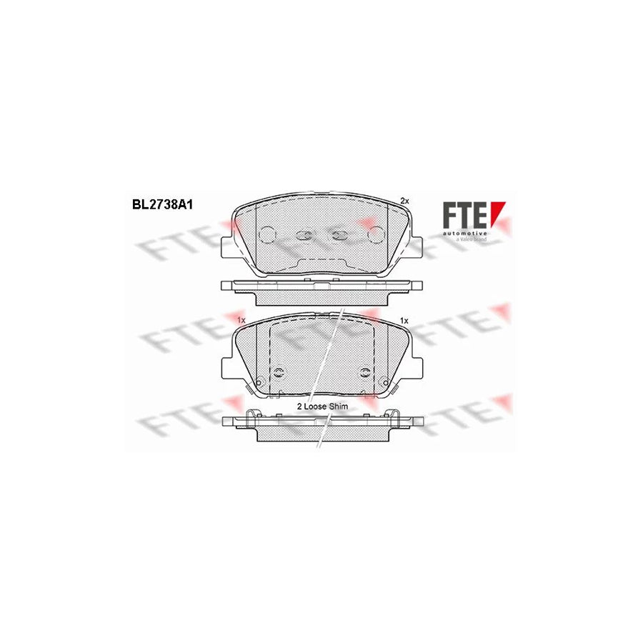 Fte BL2738A1 Brake Pad Set | ML Performance UK Car Parts