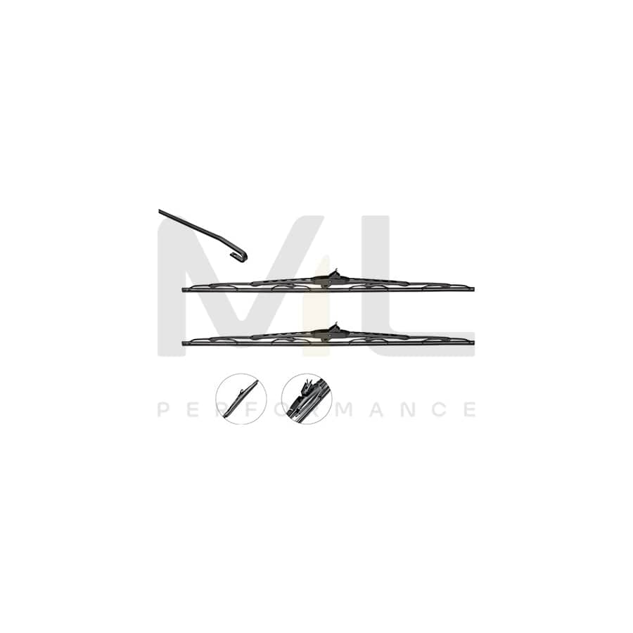 Valeo Silencio Wiper Blade Universal Vm20 26 Inc | Wiper Blades UK | ML Performance Car Parts