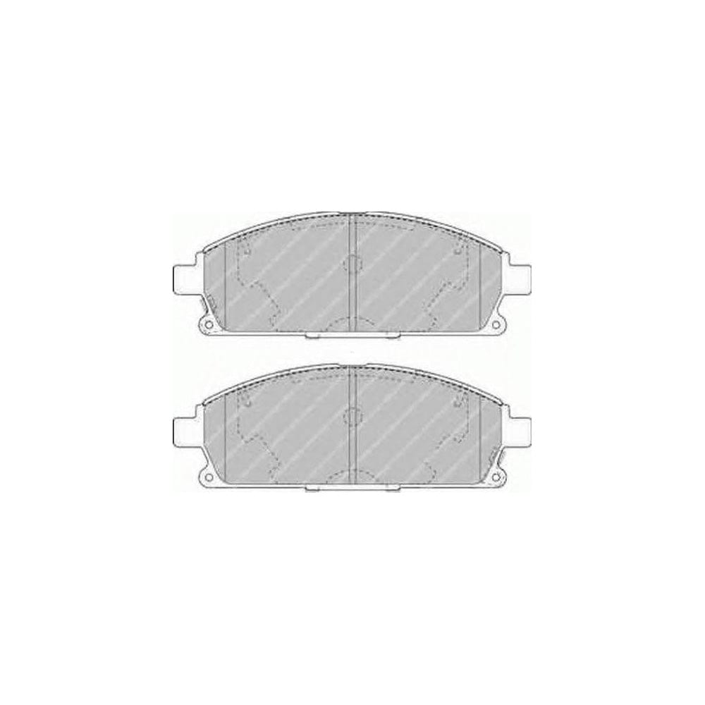 Ferodo Premier Fdb348 Brake Pad Set Incl. Wear Warning Contact, Without Accessories | ML Performance Car Parts