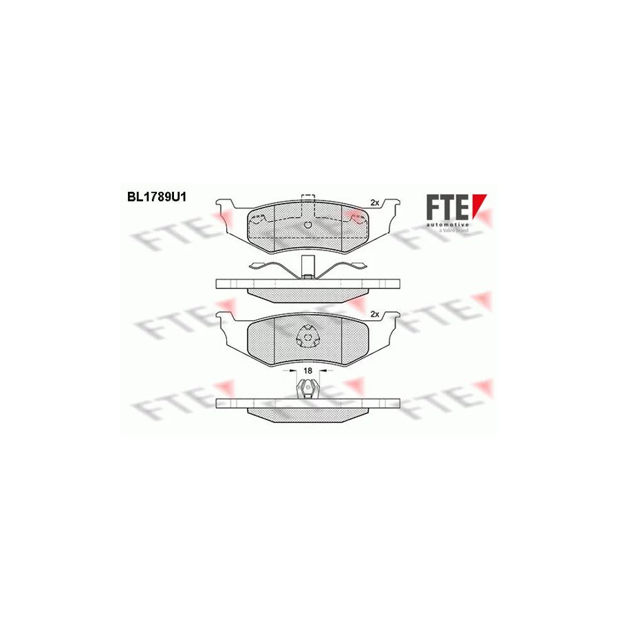 Fte 9010360 Brake Pad Set | ML Performance UK Car Parts