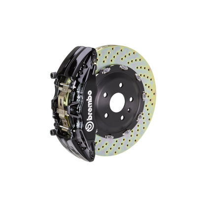 Brembo 1J1.9008A Chevrolet GMC Hummer Front GT 6-Pistons Drilled 2-piece Big Brake Kit (Inc. Avalanche, Sierra, Yukon, H2)