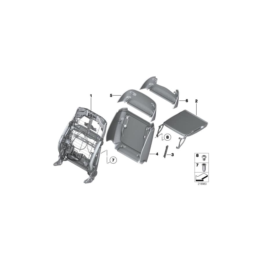 Genuine BMW 52107243043 F02 F04 F03 Folding Table LCDF VEN. BEIGE (Inc. 740Li, 740LiX & Hybrid 7) | ML Performance UK Car Parts