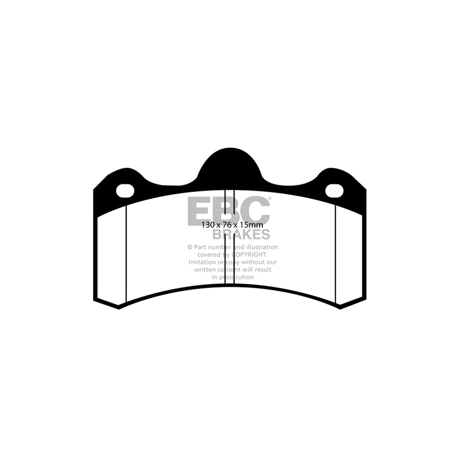 EBC DP3043C Noble M12 Redstuff Rear Brake Pads - AP Caliper 2 | ML Performance UK Car Parts