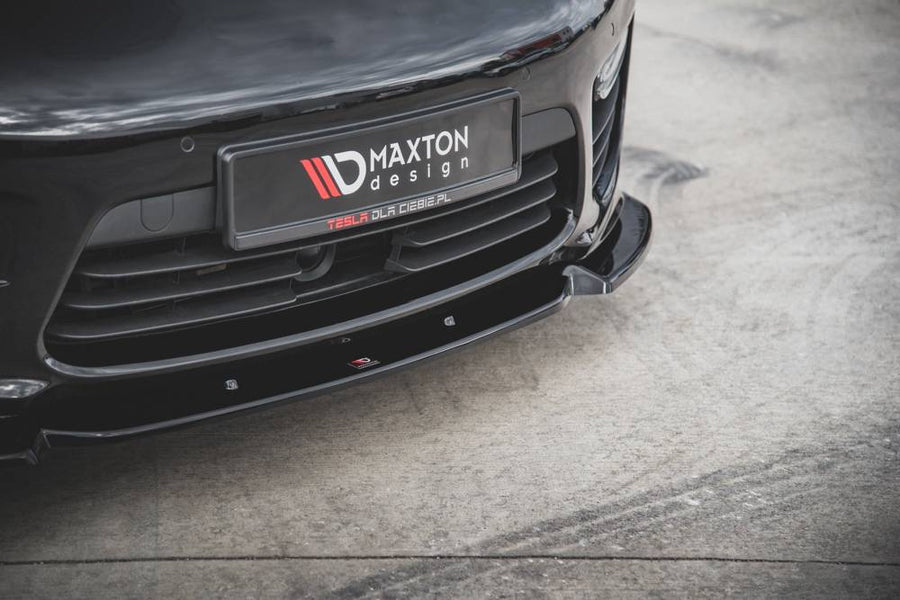 Maxton Design Porsche Panamera Turbo 970 (Facelift) Front Splitter V.1