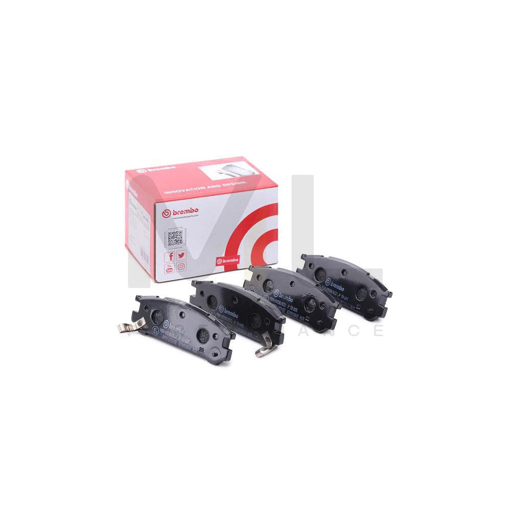 Brembo P 78 005 Brake Pad Set With Acoustic Wear Warning | ML Performance Car Parts