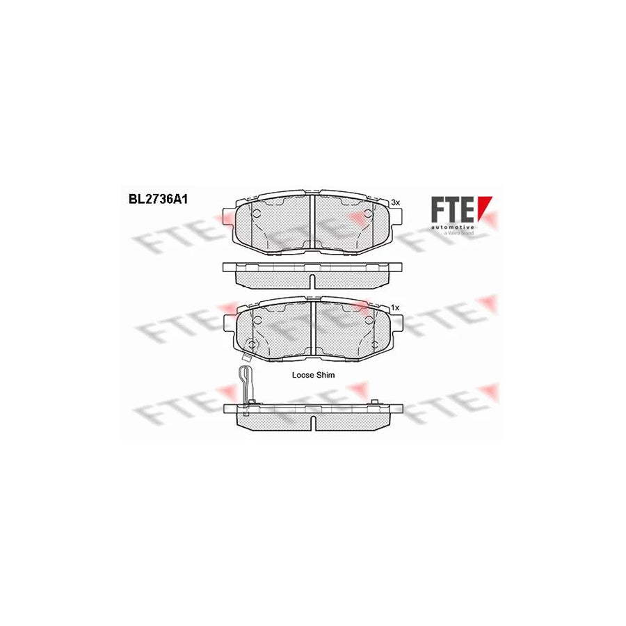 Fte BL2736A1 Brake Pad Set | ML Performance UK Car Parts