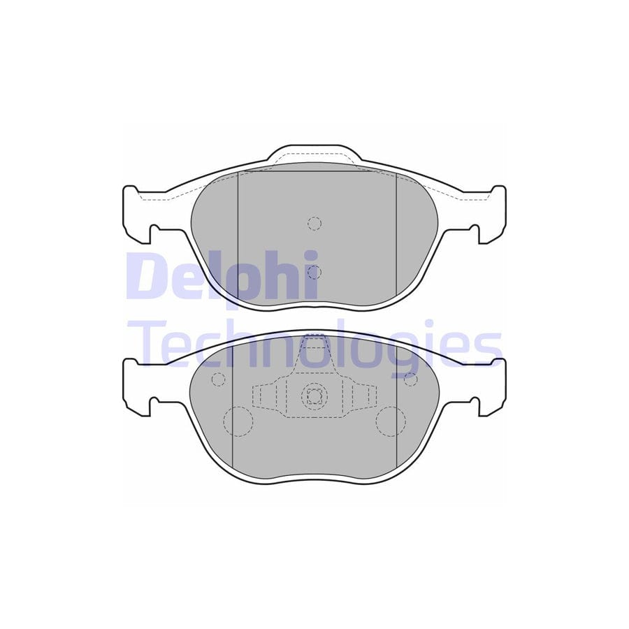 Delphi Lp1724 Brake Pad Set