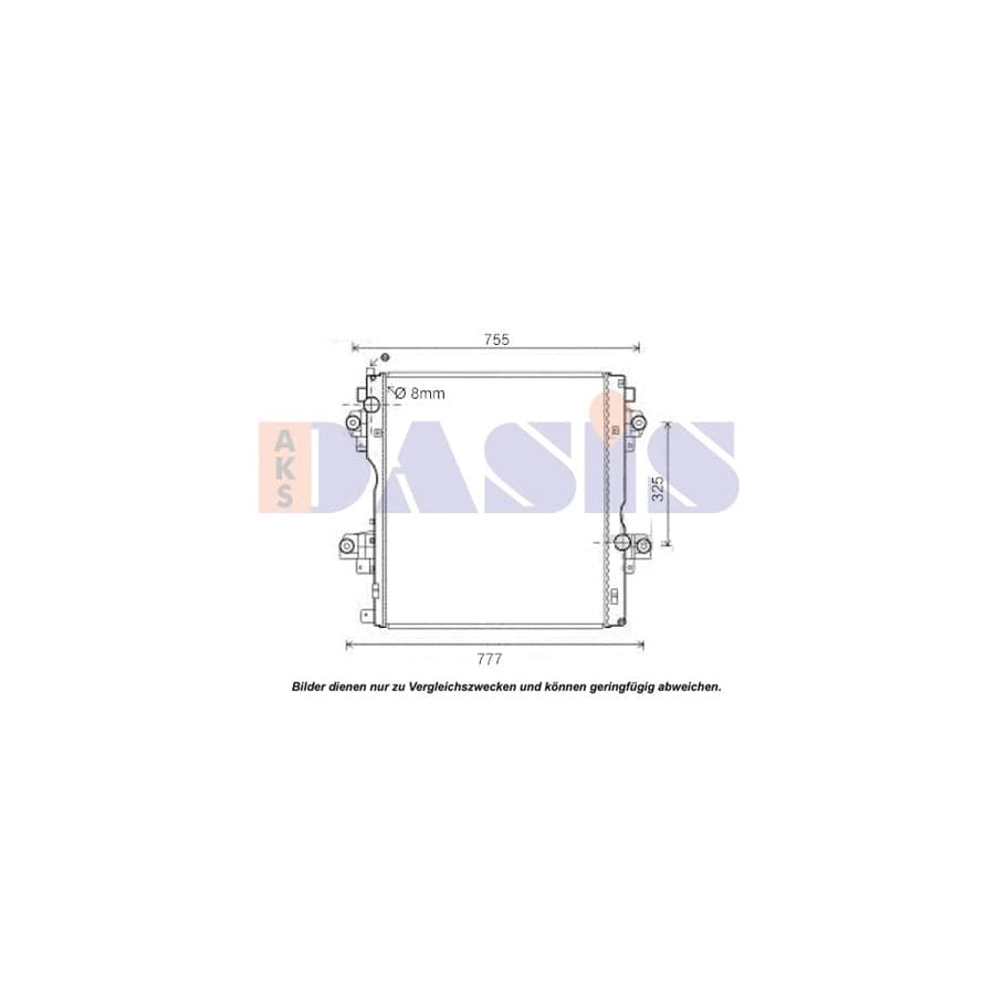 AKS Dasis 210229N Engine Radiator For Toyota Land Cruiser Prado 150 (J150) | ML Performance UK