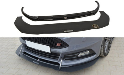 Maxton Design Ford Focus ST MK3 (Facelift) Hybrid Front Splitter V.1