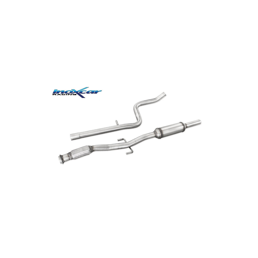 InoXcar TC208S Peugeot 208 Central Pipe with Silencer | ML Performance UK Car Parts