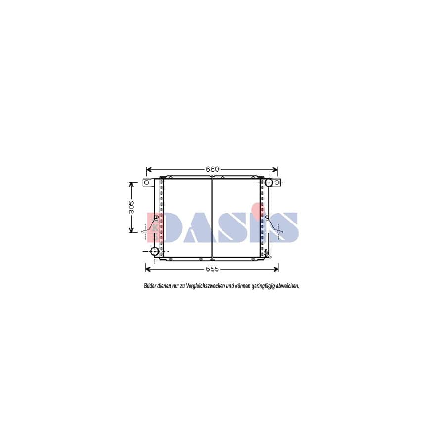 AKS Dasis 460005N Engine Radiator | ML Performance UK