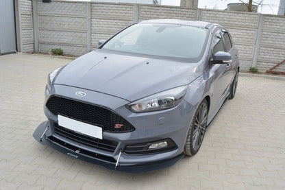 Maxton Design Ford Focus ST MK3 (Facelift) Hybrid Front Splitter V.1