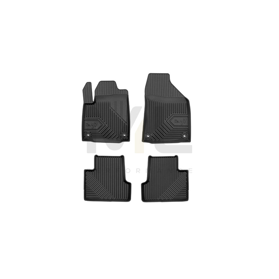 FROGUM Tailored, No.77 77427037 Floor mat set for JEEP Cherokee V (KL) Elastomer, Front and Rear, Quantity: 4, Black | ML Performance Car Parts