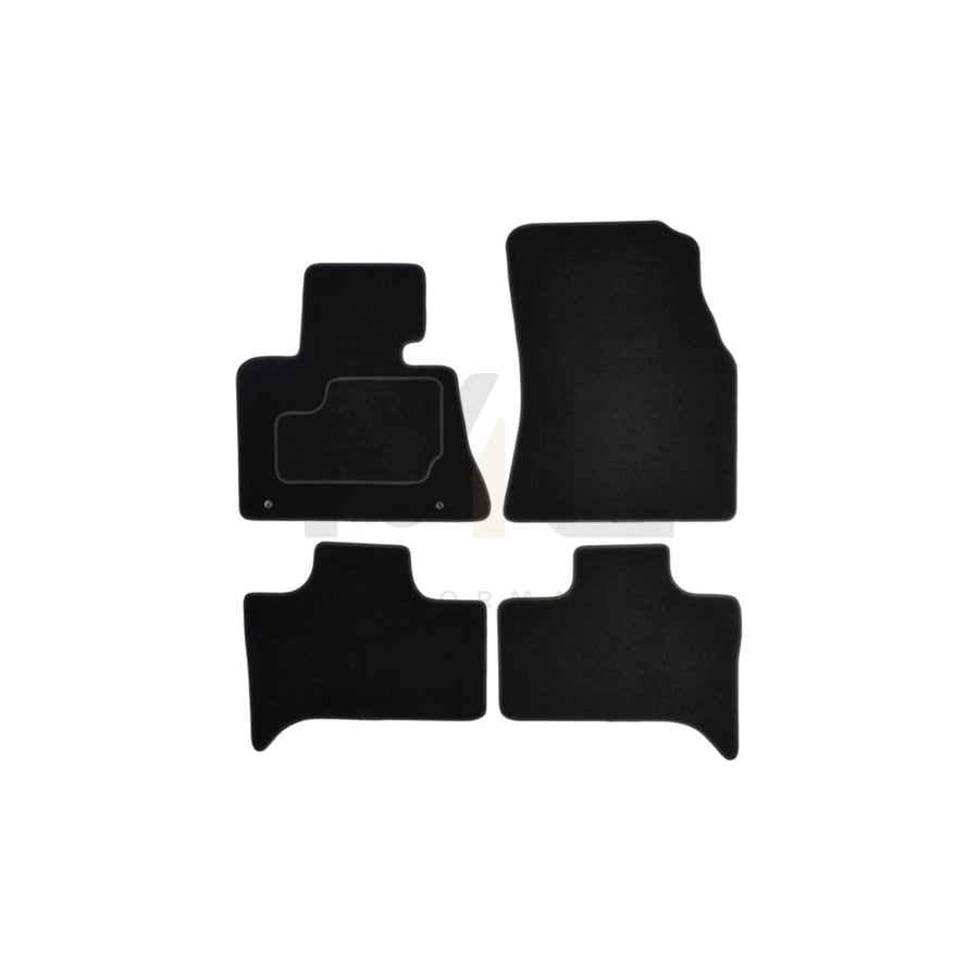 MAMMOOTH A041 BM260 PRM 01 Floor mat set for BMW X5 (E53) Textile, Front and Rear, Quantity: 4, Black | ML Performance Car Parts