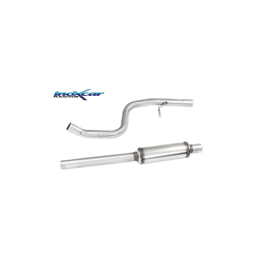 InoXcar TC207S Peugeot 207 Central Pipe with Silencer | ML Performance UK Car Parts