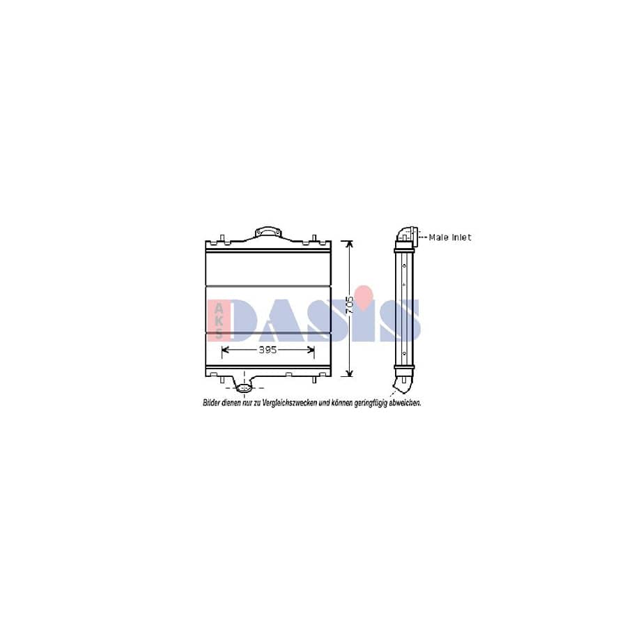 AKS Dasis 460007N Engine Radiator | ML Performance UK