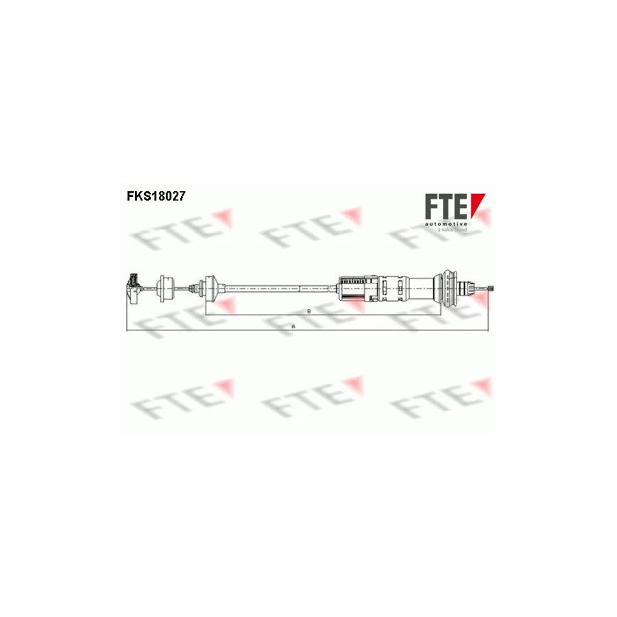 Fte FKS18027 Clutch Cable For Peugeot 206 | ML Performance UK Car Parts