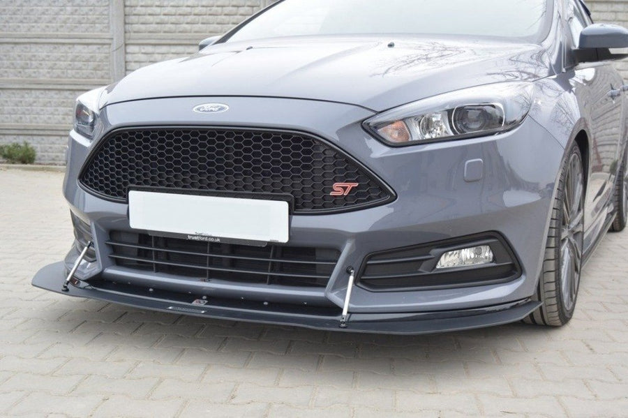 Maxton Design Ford Focus ST MK3 (Facelift) Hybrid Front Splitter V.1