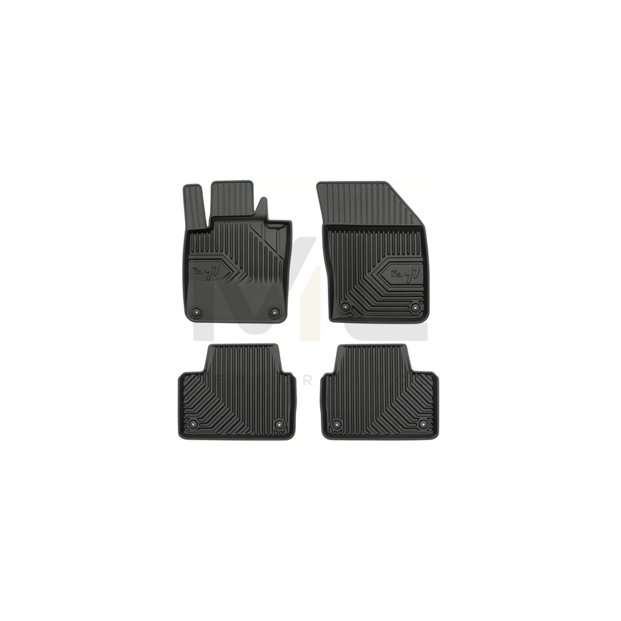 FROGUM Tailored, No.77 77407824 Floor mat set Elastomer, Front and Rear, Quantity: 4, Black | ML Performance Car Parts