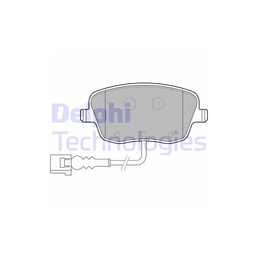 Delphi Lp1754 Brake Pad Set