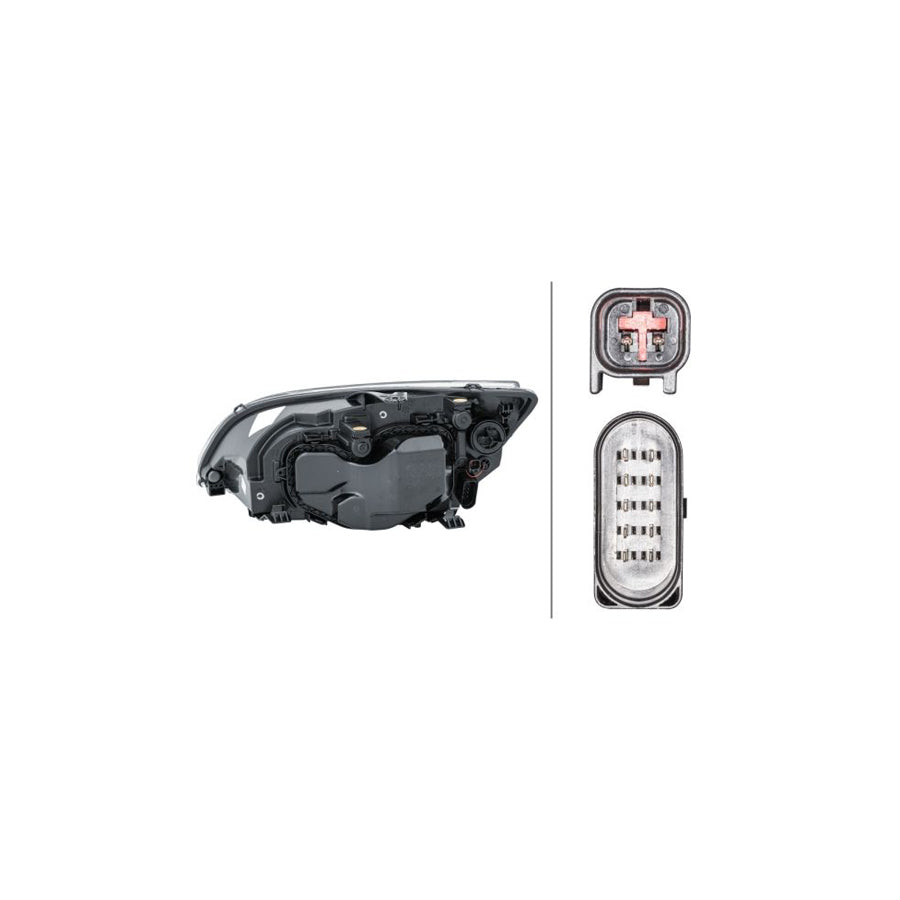 Hella 1EL 010 201-181 Headlight For Ford Focus