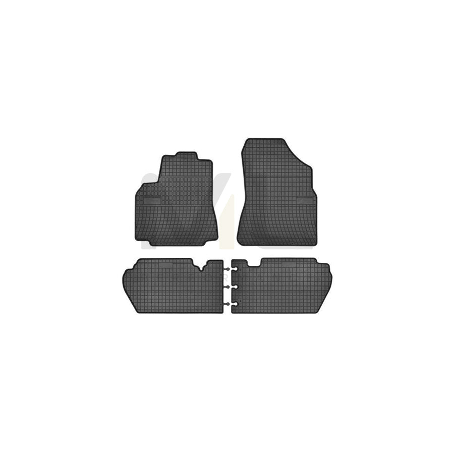 FROGUM Tailored 0633 Floor mat set Elastomer, Front and Rear, Quantity: 4, Black | ML Performance Car Parts