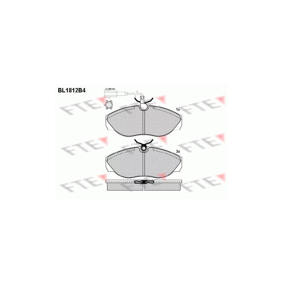 Fte 9010389 Brake Pad Set | ML Performance UK Car Parts