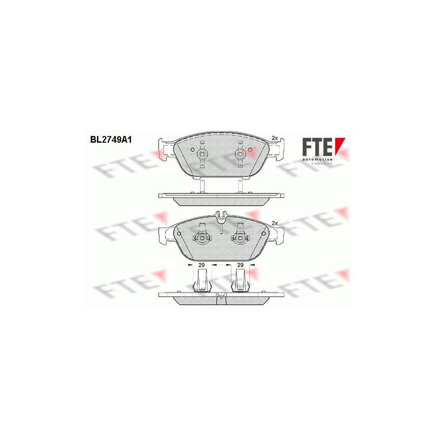 Fte BL2749A1 Brake Pad Set Suitable For Mercedes-Benz E-Class | ML Performance UK Car Parts