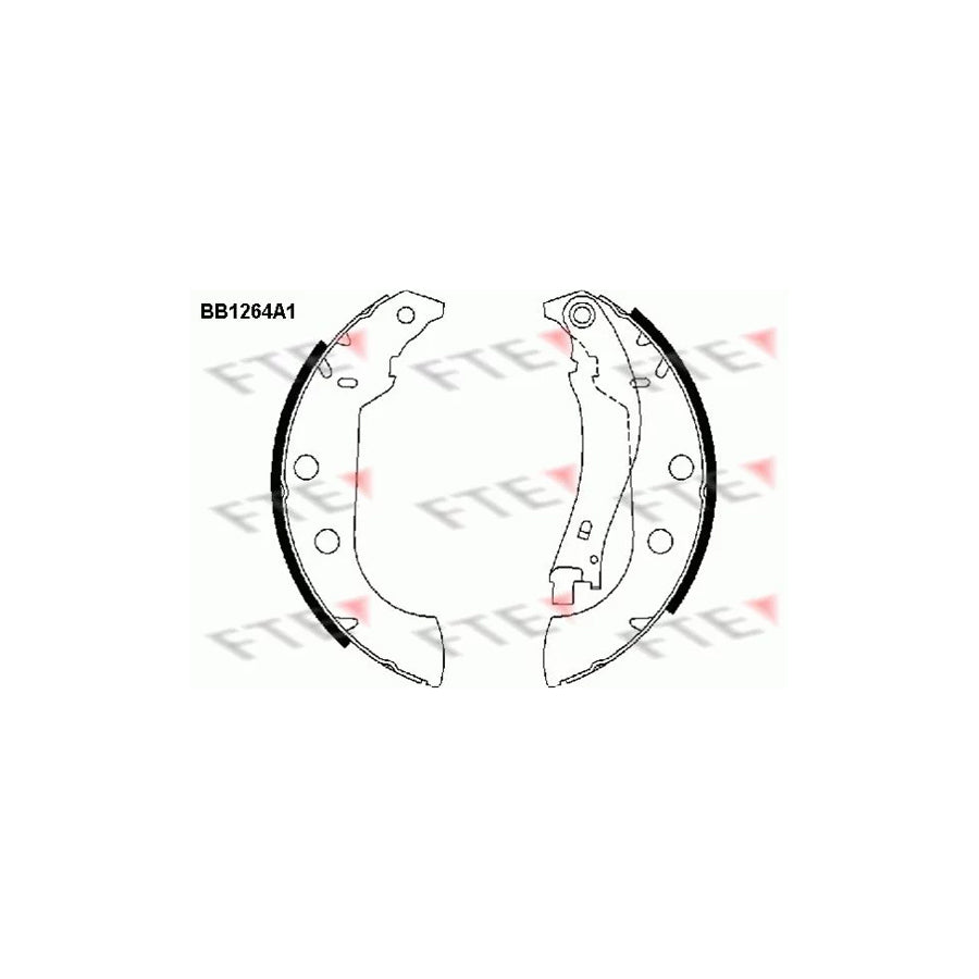 Fte BB1264A1 Brake Shoe Set | ML Performance UK Car Parts