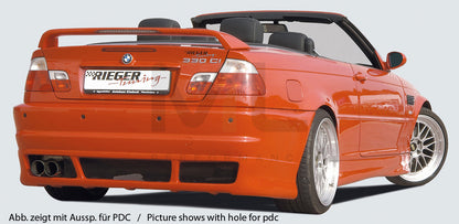 Rieger 00050208 BMW 3 Series E46 Rear Bumper 5 | ML Performance UK Car Parts